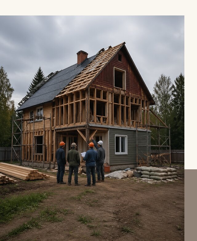 Реконструкция дачного дома в Элисте под ключ с проектом