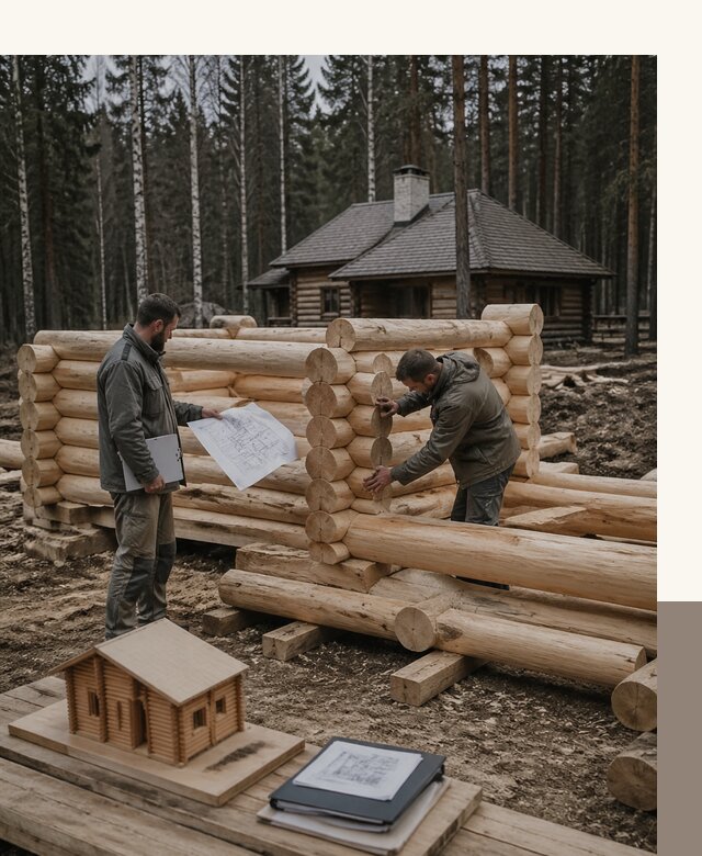 Проектирование и строительство домов из бревна в Элисте